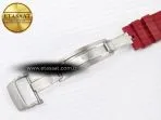 Richard Mille RM055 Ti/NTPT UOKF 1:1 Best Edition Black Inner Bezel Red Crown on Red Rubber Strap RMUL2 Super Clone - Görsel 23