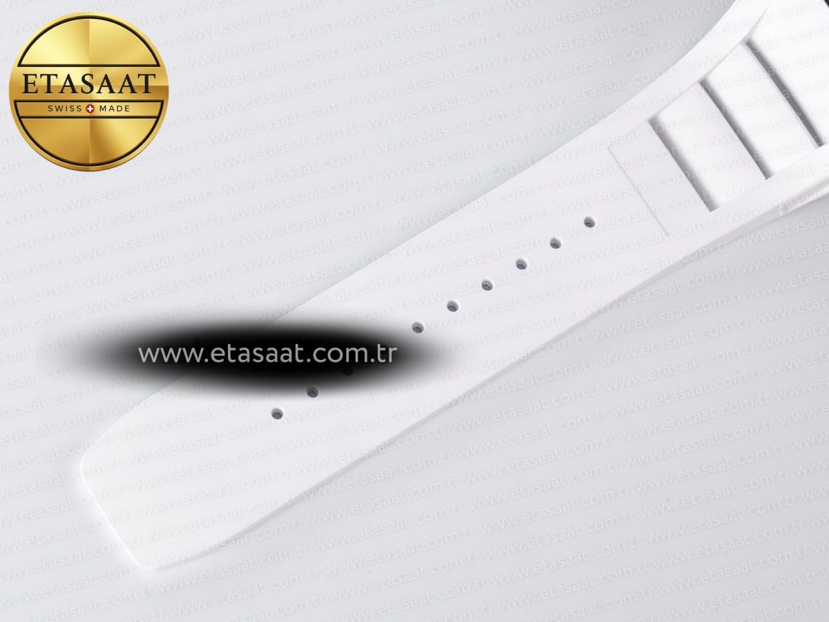 Richard Mille RM055 Ti/NTPT UOKF 1:1 Best Edition White/Red Inner Bezel White Crown on White Rubber Strap RMUL2 Super Clone - Görsel 19