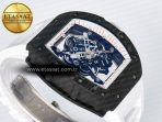 Richard Mille RM055 Ti/NTPT UOKF 1:1 Best Edition White/Red Inner Bezel White Crown on White Rubber Strap RMUL2 Super Clone - Görsel 7