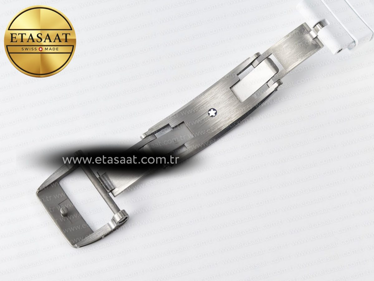 Richard Mille RM061 White Ceramic ZF 1:1 Best Edition on White Rubber Strap RMUL2 Super Clone - Görsel 23