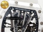 Richard Mille RM27-03 White Transparent Tourbillon MSF Best Edition Skull Dial on White Rubber Strap - Görsel 10