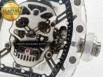 Richard Mille RM52-01 White Transparent Tourbillon MSF Best Edition Skull Dial on White Rubber Strap - Görsel 11