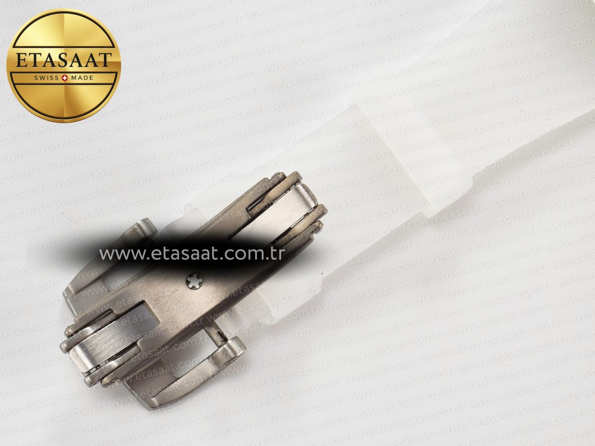 Richard Mille RM52-01 White Transparent Tourbillon MSF Best Edition Skull Dial on White Rubber Strap - Görsel 20