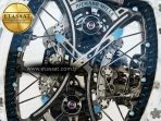 Richard Mille RM53-02 Transparent Tourbillon RMF Best Edition Skeleton Dial on Blue Rubber Strap - Görsel 11