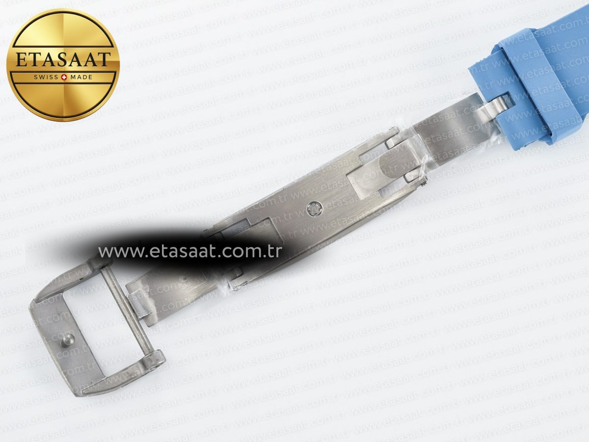 Richard Mille RM53-02 Transparent Tourbillon RMF Best Edition Skeleton Dial on Blue Rubber Strap - Görsel 24