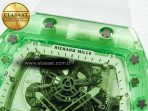 Richard Mille RM56-01 Green Transparent Tourbillon RMF Best Edition Skeleton Dial on White Rubber Strap - Görsel 10