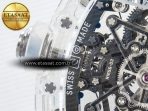 Richard Mille RM56-02 Transparent Tourbillon RMF Best Edition Skeleton Blue Dial on Transparent Rubber Strap - Görsel 18