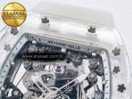 Richard Mille RM56-02 Transparent Tourbillon RMF Best Edition Skeleton White Dial on Transparent Rubber Strap - Görsel 10