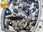 Richard Mille RM56-02 Transparent Tourbillon RMF Best Edition Skeleton White Dial on Transparent Rubber Strap - Görsel 11
