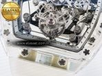 Richard Mille RM56-02 Transparent Tourbillon RMF Best Edition Skeleton White Dial on Transparent Rubber Strap - Görsel 12