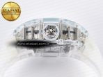 Richard Mille RM56-02 Transparent Tourbillon RMF Best Edition Skeleton White Dial on Transparent Rubber Strap - Görsel 14
