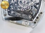 Richard Mille RM56-02 Transparent Tourbillon RMF Best Edition Skeleton White Dial on Transparent Rubber Strap - Görsel 18