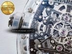 Richard Mille RM56-02 Transparent Tourbillon RMF Best Edition Skeleton White Dial on Transparent Rubber Strap - Görsel 19
