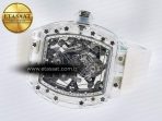 Richard Mille RM56-02 Transparent Tourbillon RMF Best Edition Skeleton White Dial on Transparent Rubber Strap - Görsel 9