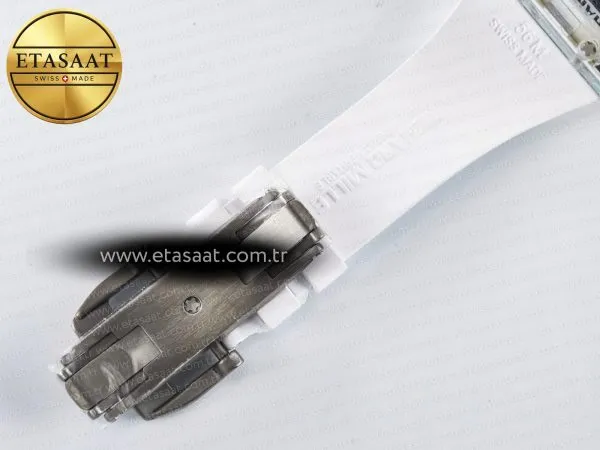 Richard Mille RM56-02 Şeffaf Tourbillon Beyaz Kauçuk Eta Saat - Görsel 21 - 1:1 Süper Klon Saat