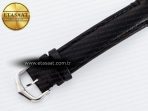 Cartier Ronde De Cartier 29mm DRF 1:1 Best Edition Sandblasted Silver-Plated White Dial on Black Leather Strap Ronda Quartz - Görsel 17