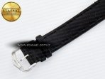 Cartier Ronde De Cartier 29mm DRF 1:1 Best Edition Sandblasted Silver-Plated White Dial on Black Leather Strap Ronda Quartz - Görsel 18