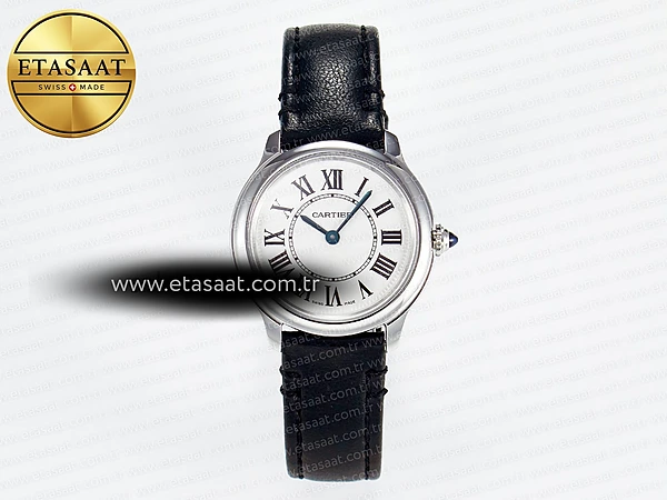 Cartier Ronde De Cartier 29mm Drf Kumlama Quartz Eta Saat - 1:1 Süper Klon Replika Saat