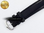 Cartier Ronde De Cartier 36mm DRF 1:1 Best Edition Sandblasted Silver-Plated White Dial on Black Leather Strap Ronda Quartz - Görsel 17