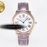 Cartier Ronde Louis Cartier 36mm RG Drf Kumlama Quartz Eta Saat - Görsel 3 - 1:1 Süper Klon Saat