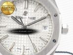 Audemars Piguet Royal Oak 34mm SS ZF 1:1 Best Edition White Textured Dial on SS Bracelet A5800 - Görsel 11