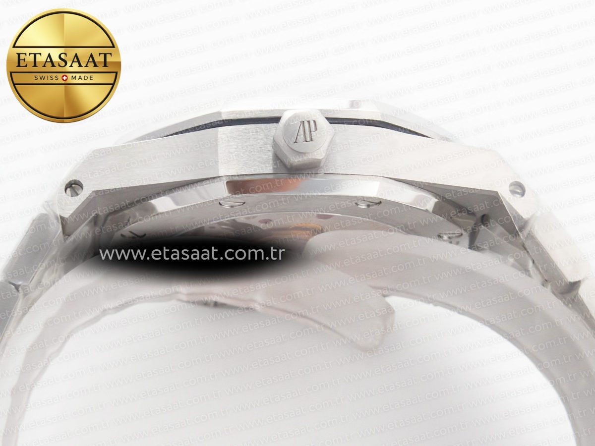Audemars Piguet Royal Oak 34mm SS ZF 1:1 Best Edition White Textured Dial on SS Bracelet A5800 - Görsel 14