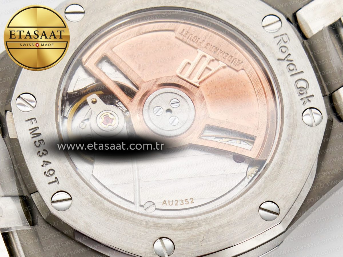 Audemars Piguet Royal Oak 34mm SS ZF 1:1 Best Edition White Textured Dial on SS Bracelet A5800 - Görsel 18