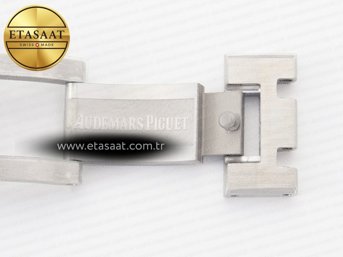 Audemars Piguet Royal Oak 34mm SS ZF 1:1 Best Edition White Textured Dial on SS Bracelet A5800 - Görsel 26