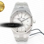Audemars Piguet Royal Oak 34mm ZF Beyaz Dokulu Kadran A5800 Eta Saat - Görsel 3 - 1:1 Süper Klon Saat