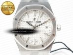 Audemars Piguet Royal Oak 34mm SS ZF 1:1 Best Edition White Textured Dial on SS Bracelet A5800 - Görsel 4