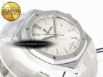 Audemars Piguet Royal Oak 34mm SS ZF 1:1 Best Edition White Textured Dial on SS Bracelet A5800 - Görsel 7