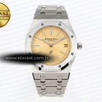 Audemars Piguet 15202 Sarı Dokulu Kadran A2121 Eta Saat - Görsel 3 - 1:1 Süper Klon Saat