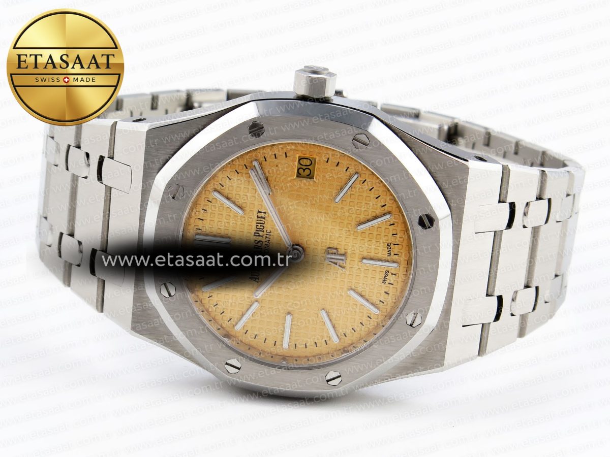 Audemars Piguet 15202  Yellow Textured Dial on SS A2121 - Görsel 6