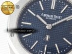 Audemars Piguet Royal Oak 39mm 15202 SS ZF 1:1 Best Edition Blue Textured Dial on SS Bracelet A2121 V2 - Görsel 10