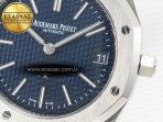 Audemars Piguet Royal Oak 39mm 15202 SS ZF 1:1 Best Edition Blue Textured Dial on SS Bracelet A2121 V2 - Görsel 12