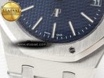 Audemars Piguet Royal Oak 39mm 15202 SS ZF 1:1 Best Edition Blue Textured Dial on SS Bracelet A2121 V2 - Görsel 13
