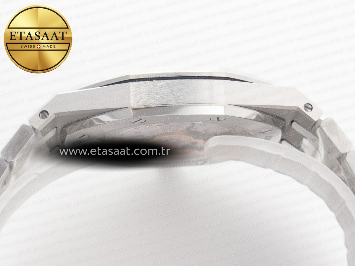 Audemars Piguet Royal Oak 39mm 15202 SS ZF 1:1 Best Edition Blue Textured Dial on SS Bracelet A2121 V2 - Görsel 14