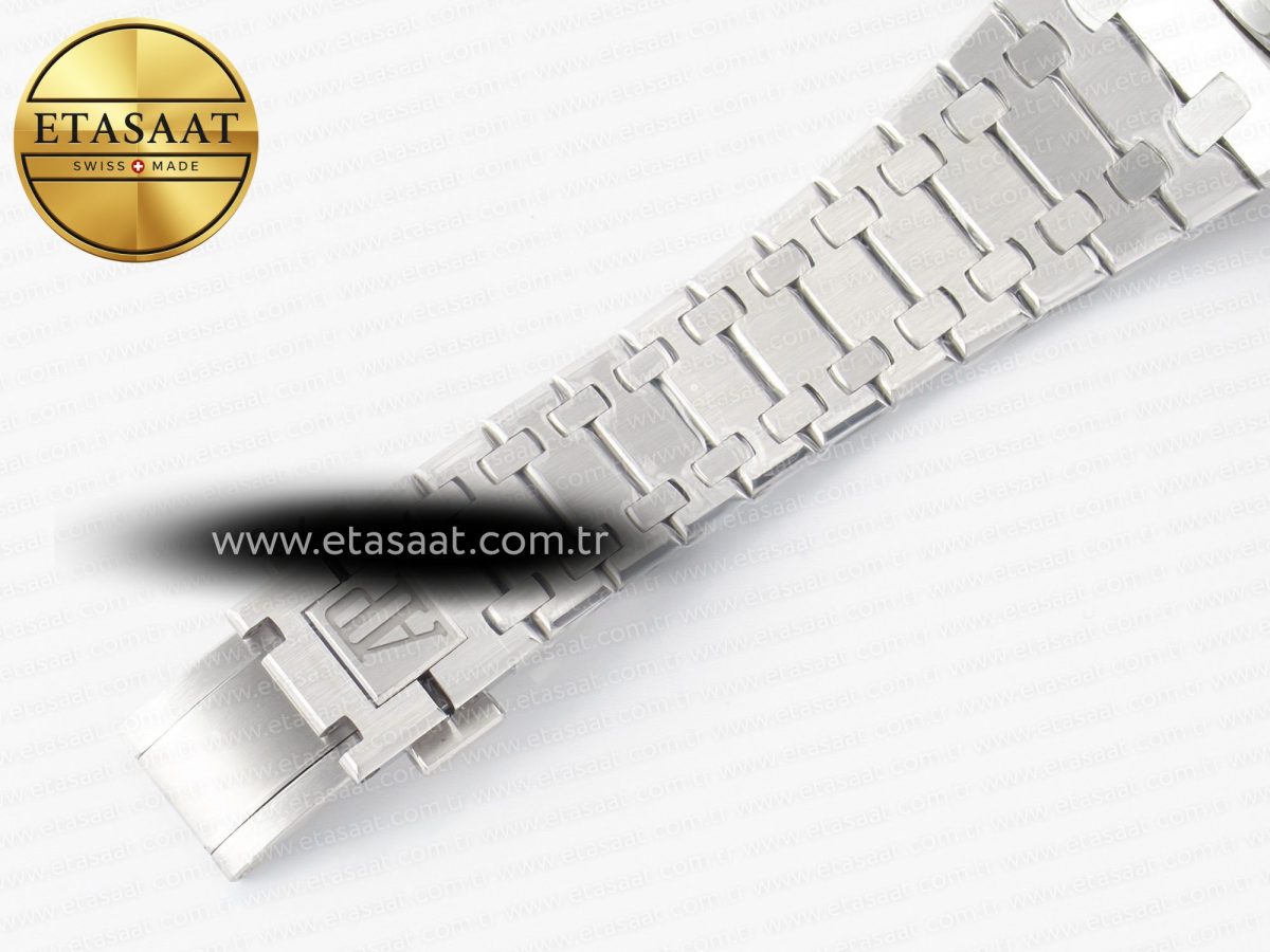 Audemars Piguet Royal Oak 39mm 15202 SS ZF 1:1 Best Edition Blue Textured Dial on SS Bracelet A2121 V2 - Görsel 23