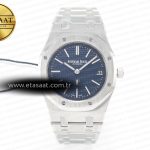 Audemars Piguet Royal Oak 39mm 15202 ZF Mavi Dokulu Ss Eta Saat - Görsel 3 - 1:1 Süper Klon Saat