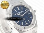 Audemars Piguet Royal Oak 39mm 15202 SS ZF 1:1 Best Edition Blue Textured Dial on SS Bracelet A2121 V2 - Görsel 5