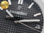Audemars Piguet Royal Oak 39mm 15202 SS ZF 1:1 Best Edition Blue Textured Dial on SS Bracelet A2121 V2 - Görsel 10