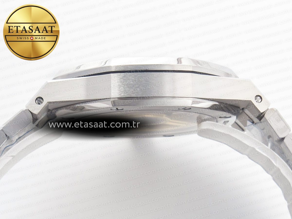 Audemars Piguet Royal Oak 39mm 15202 SS ZF 1:1 Best Edition Blue Textured Dial on SS Bracelet A2121 V2 - Görsel 13