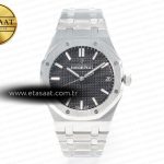 Audemars Piguet Royal Oak 39mm 15202 ZF Mavi Dokulu A2121 Eta Saat - Görsel 3 - 1:1 Süper Klon Saat