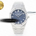 Audemars Piguet Royal Oak 15500 Mavi SA4302 Eta Saat - Görsel 3 - 1:1 Süper Klon Saat