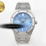 Audemars Piguet Royal Oak Buz Mavi Kristal Kadran SA4302 Eta Saat - Görsel 3 - 1:1 Süper Klon Saat
