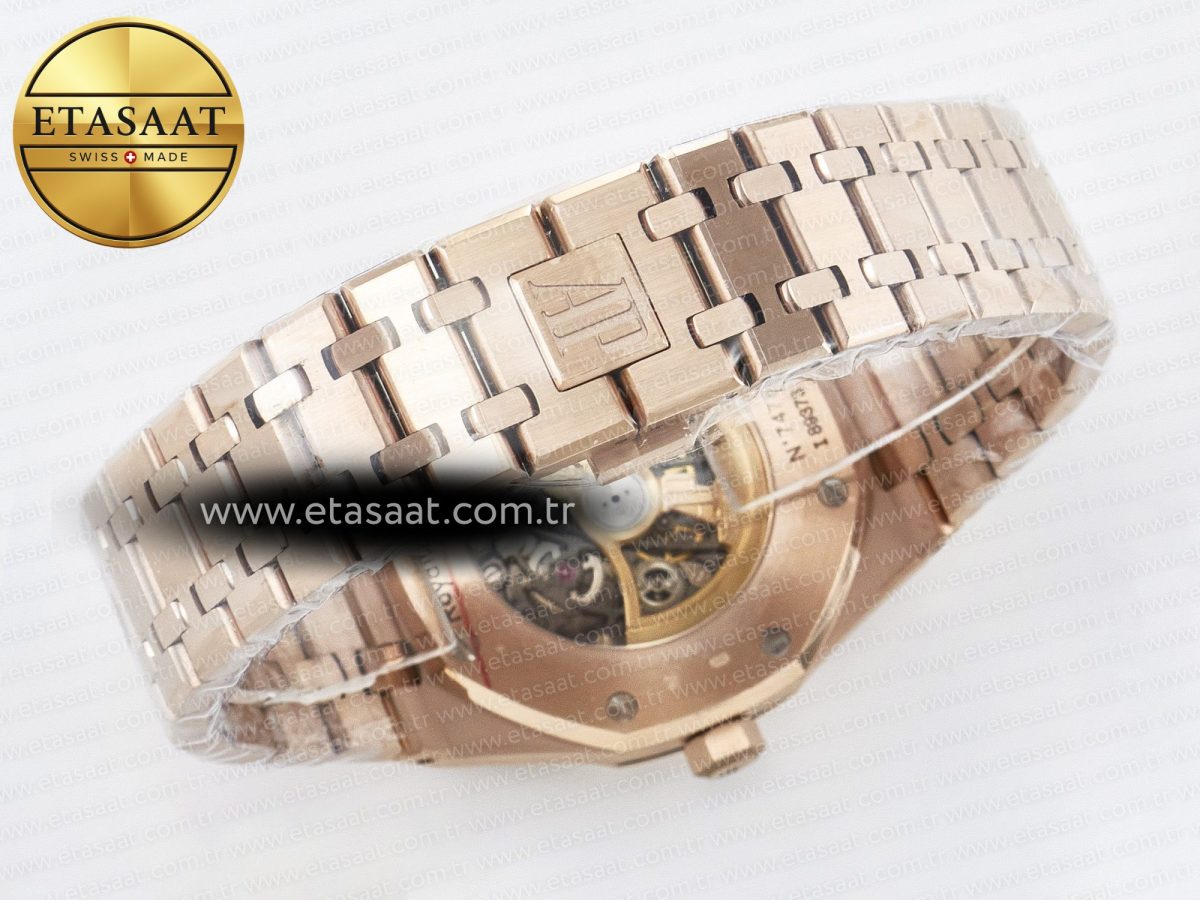 Audemars Piguet Royal Oak 41mm Openworked 15407 RG THBF 1:1 Best Edition on RG Bracelet SA3132 V2 - Görsel 15
