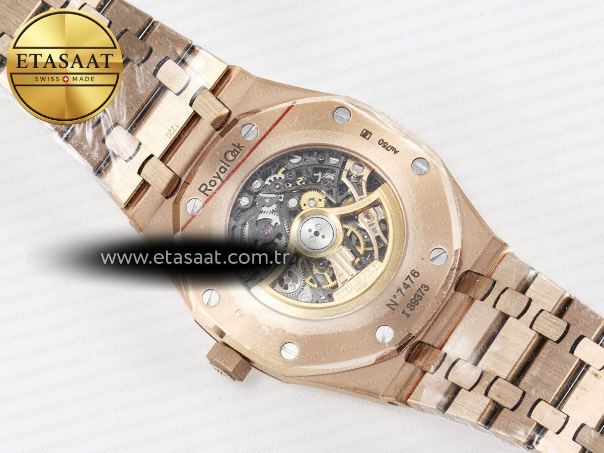 Audemars Piguet Royal Oak 41mm Openworked 15407 RG THBF 1:1 Best Edition on RG Bracelet SA3132 V2 - Görsel 16