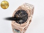 Audemars Piguet Royal Oak 41mm Openworked 15407 RG THBF 1:1 Best Edition on RG Bracelet SA3132 V2 - Görsel 2