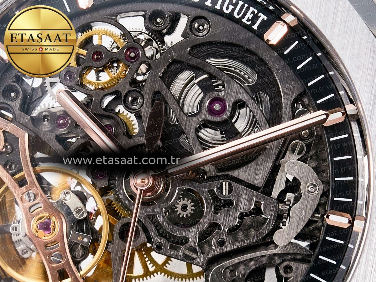 Audemars Piguet Royal Oak 41mm Openworked 15407 SS THBF 1:1 Best Edition on SS Bracelet SA3132 V2 - Görsel 10