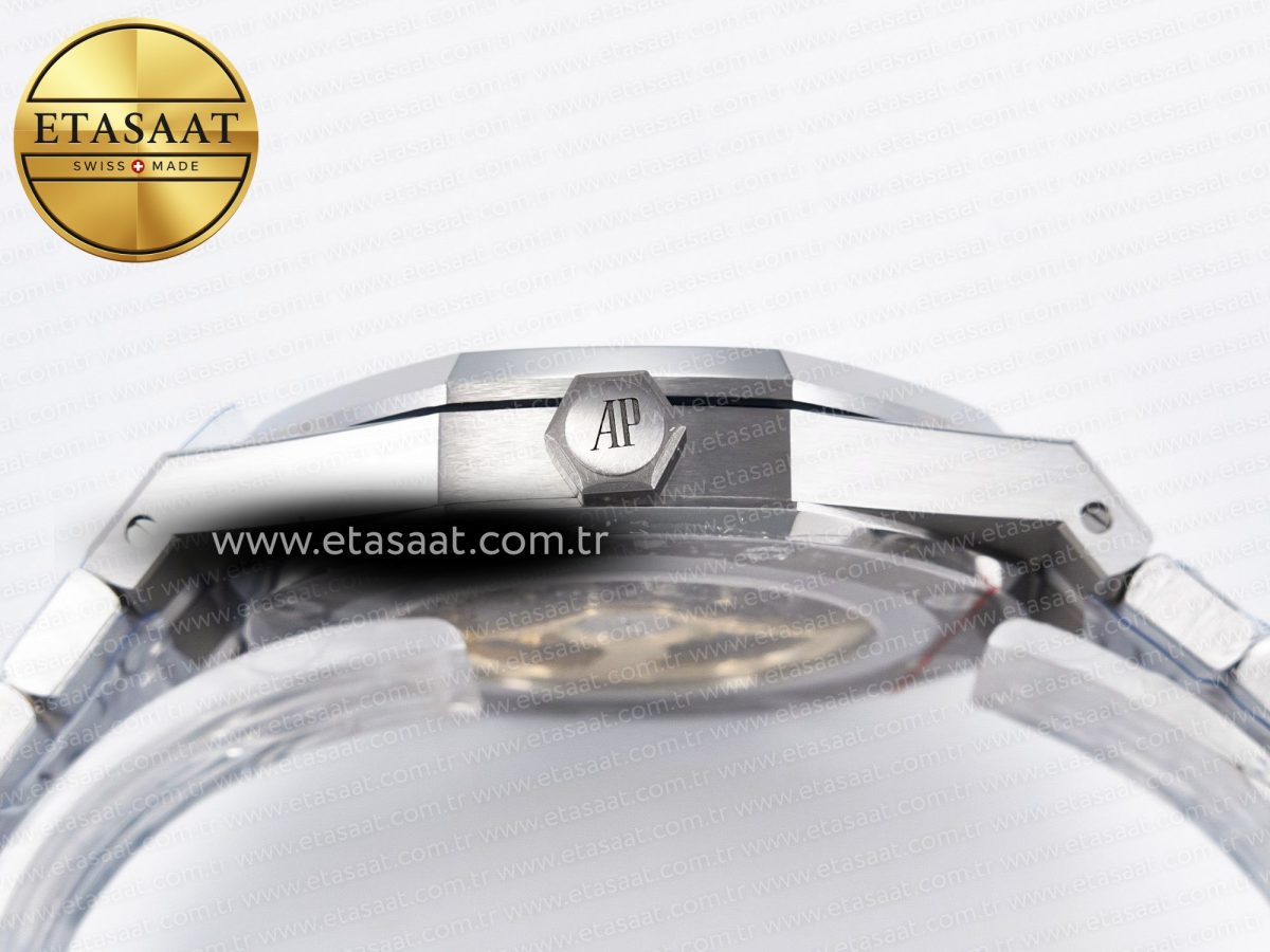 Audemars Piguet Royal Oak 41mm Openworked 15407 SS THBF 1:1 Best Edition on SS Bracelet SA3132 V2 - Görsel 13
